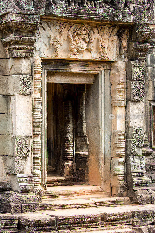 柬埔寨:Banteay Samré吴哥建筑群中的寺庙